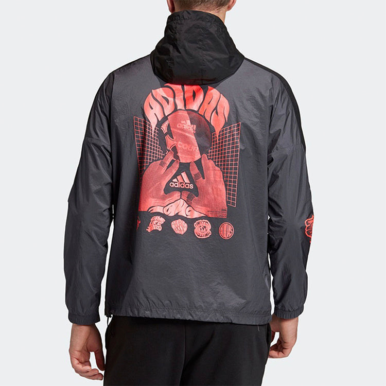 adidas Sports Stylish Jacket Couple Style Gray GP9747