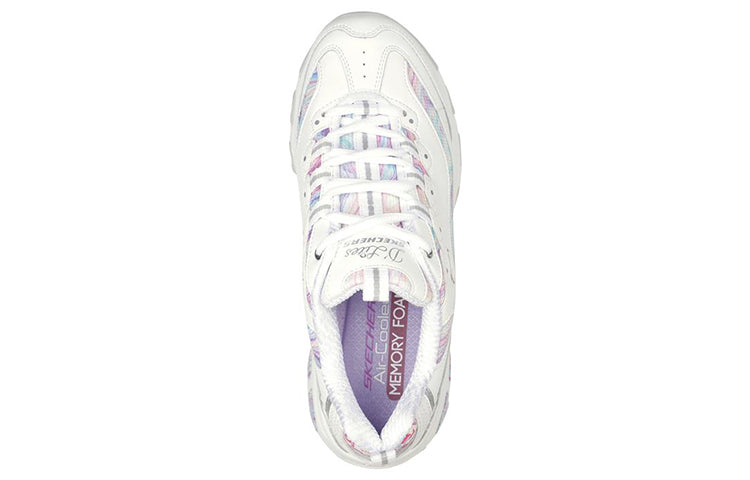 (WMNS) Skechers D'Lites 'White' 149789-WMLT