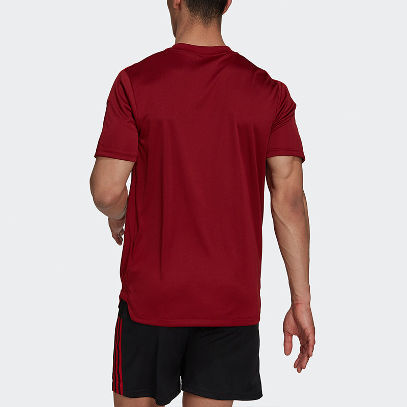 adidas Sports Training Short Sleeve Soccer/Football 21-22 Season Bayern Munich Black Red GR0657