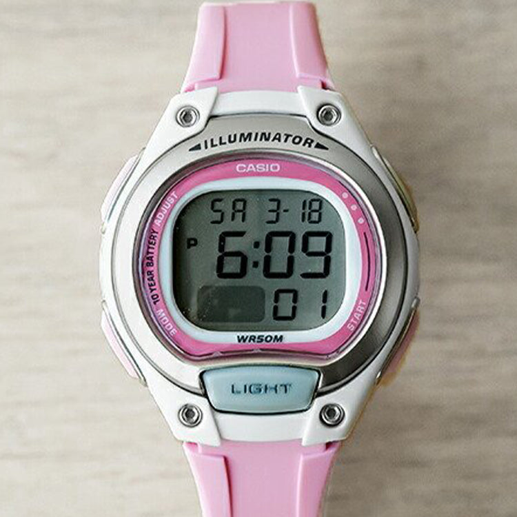 CASIO Retro Sports Watch Silver Digital LW-203-4AVDF
