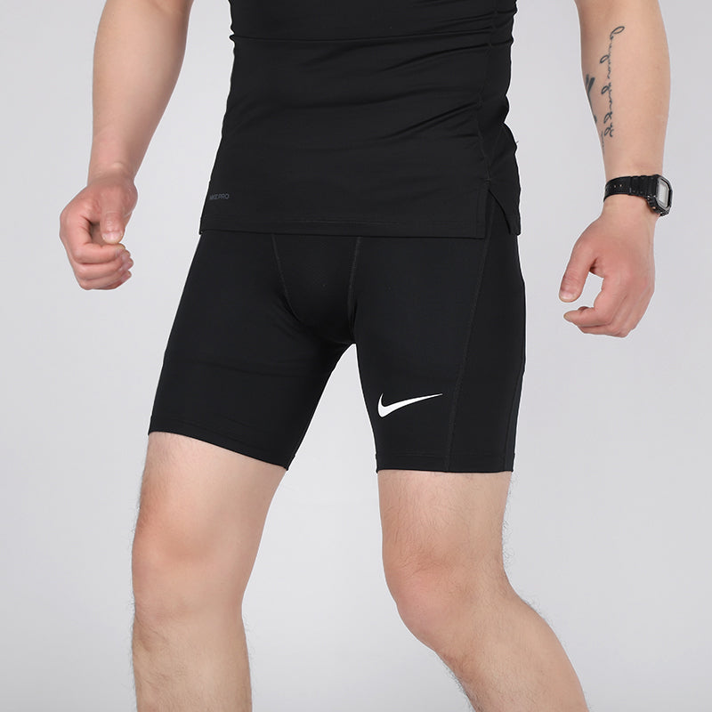 Men's Nike Pro Metallic Training Tight Shorts Black BV5636-010