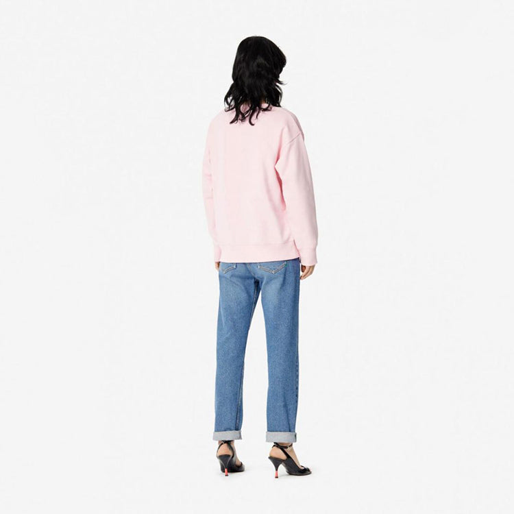 (WMNS) KENZO SS21 Pullover Logo Round Neck Long Sleeves Hoodie Pink F952SW778951-33
