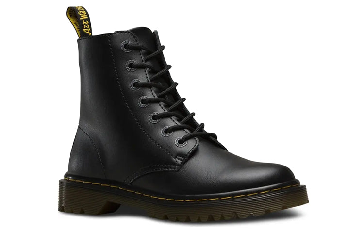 Dr. Martens Luana Wear-resistant Non-Slip 7 Casual Martin boots Black 17176001