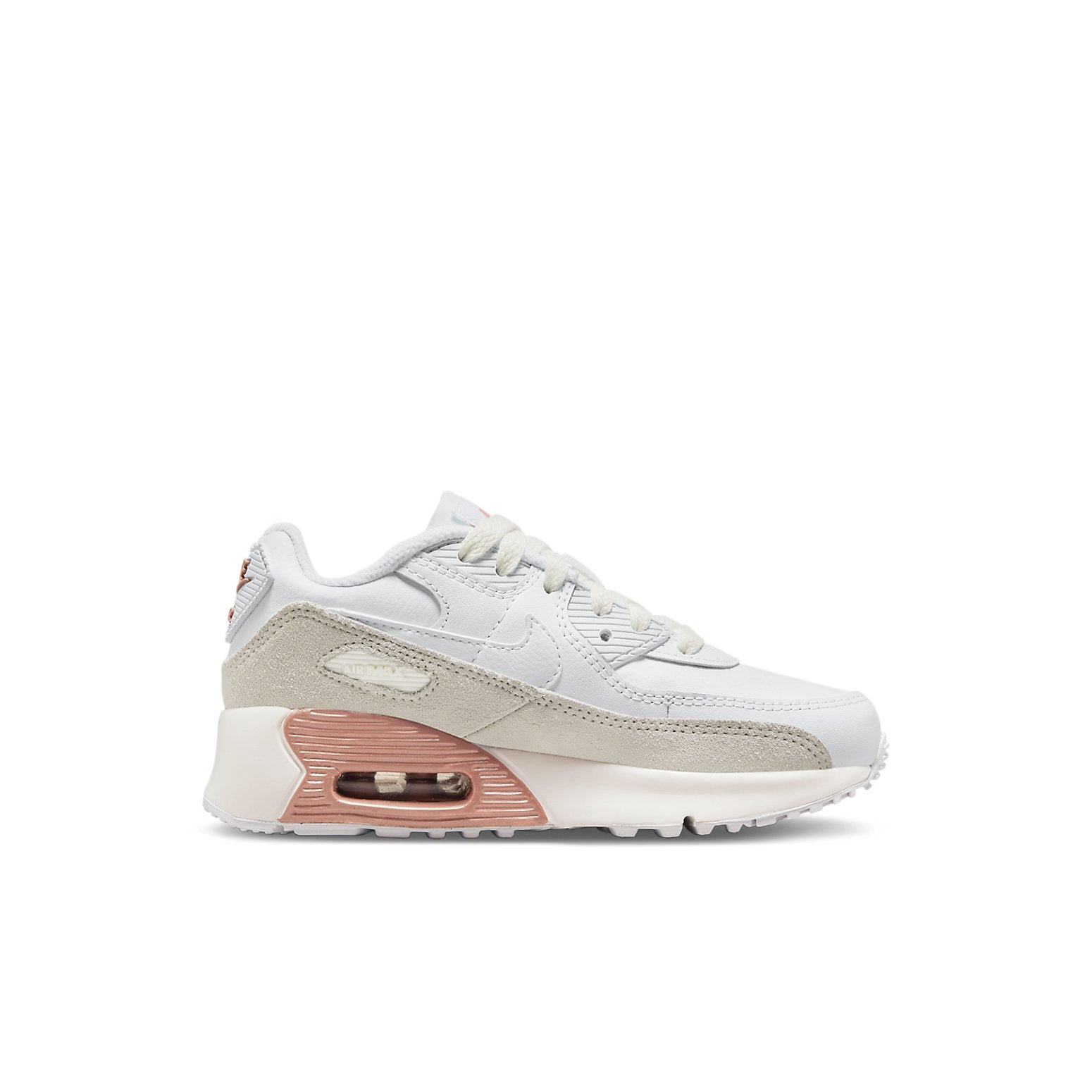 (PS) Nike Air Max 90 Leather 'White Metallic Red Bronze' CD6867-117
