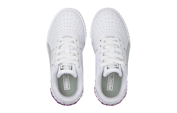 (PS) PUMA Cali Bubbles Sneakers White/Purple 380124-01