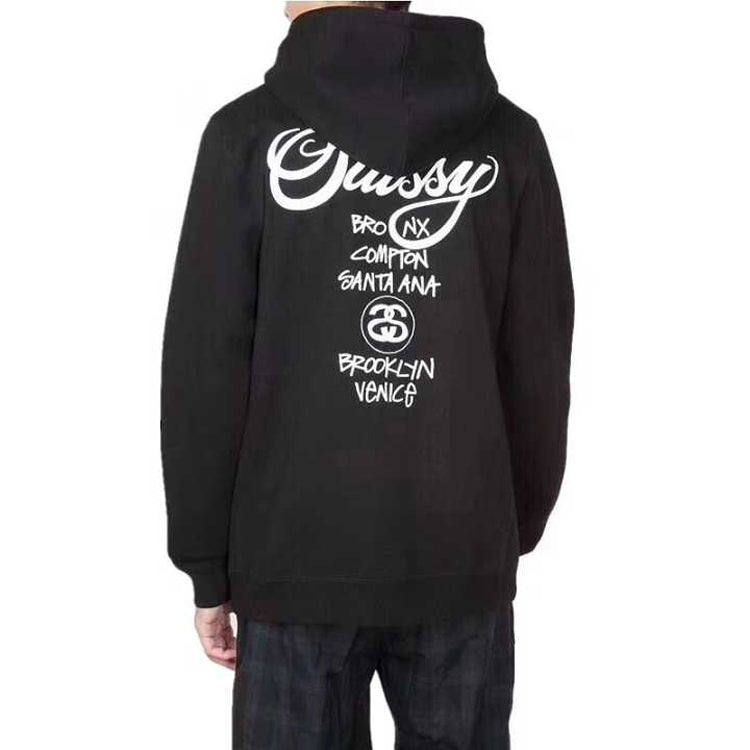 Stussy World Tour Unisex Black 3923614-BLACK