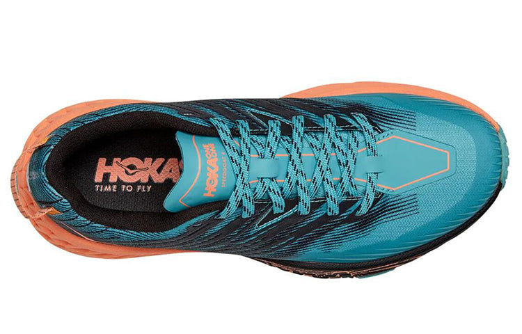 (WMNS) HOKA ONE ONE Speedgoat 4 Low 'Black Blue' 1106527-ACNT