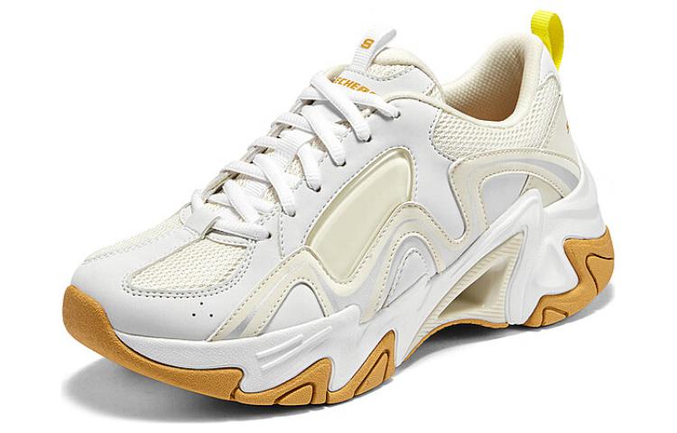 (WMNS) Skechers Stamina V3 'White Yellow' 896151-WYL