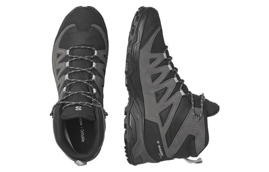 Salomon X Ward Leather Mid GTX 'Phantom Black' 471817