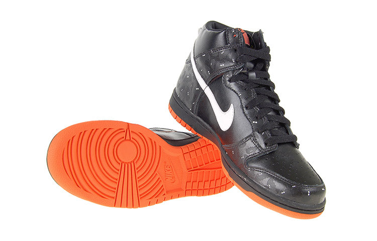 (GS) Nike Dunk High Premium 'Black Orange' 318633-012