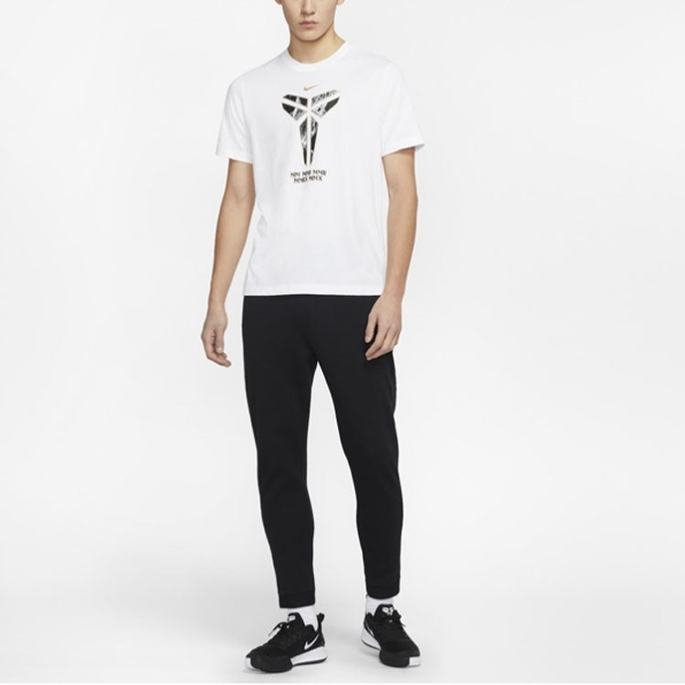 Nike logo Printing Round Neck Pullover Casual Short Sleeve White CD1327-100