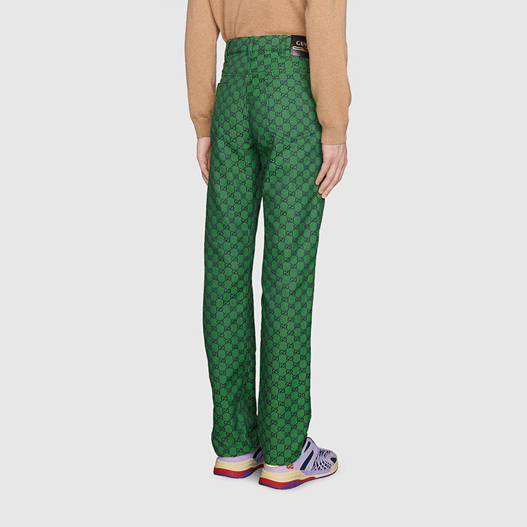 Gucci GG Canvas Pant 'Green' 623953-ZKU09-3344