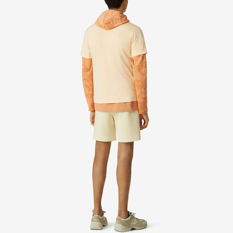 Men's KENZO SS21 Small Tiger Head Micro Mark Pattern Embroidered Round Neck Short Sleeve T-Shirt FB55TS0034SA-35
