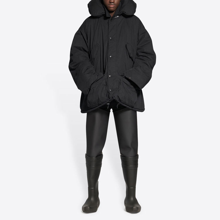 Balenciaga Hooded Travel Parka 'Black' 704500TLP031000
