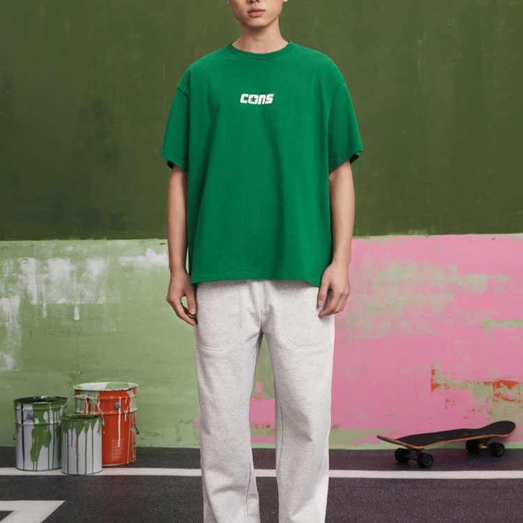 Converse One Star T-Shirt Asia Sizing 'Green' 10026573-A03