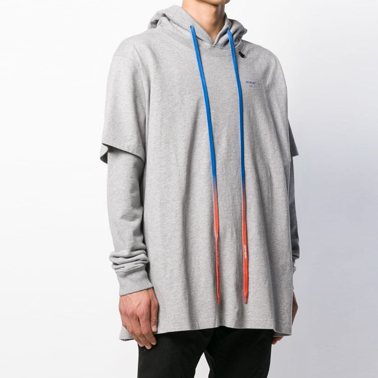 Off-White Back Arrow Printing Drawstring Gray OMAB033F191850100730