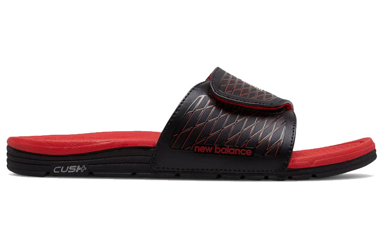New Balance 3064 Series Outdoor Stylish Sports Slippers Black Red Colorblock 'Black Red' M3064BRD