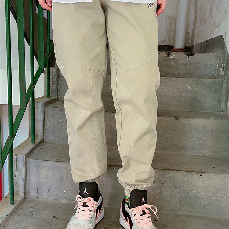 (WMNS) Converse All Star Drawstring Pants Asia Sizing 'Beige' 10024887-A01