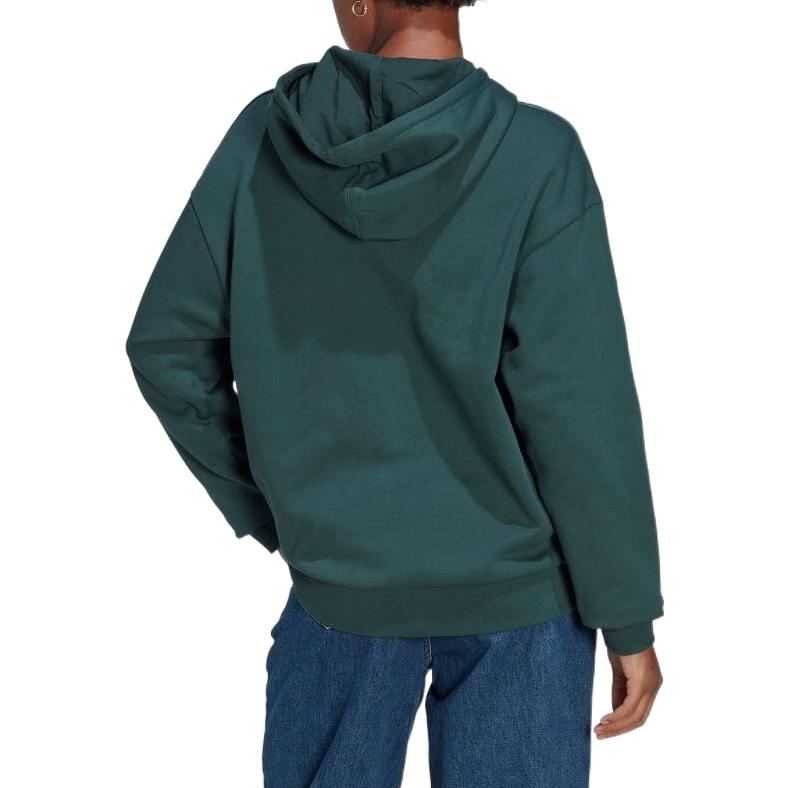 (WMNS) adidas Adicolor Trefoil Hoodies 'Green' II6090
