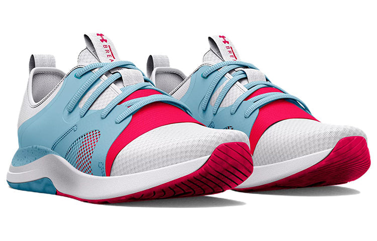 (WMNS) Under Armour Charged Breathe Lace TR 'White Opal Blue' 3025058-103