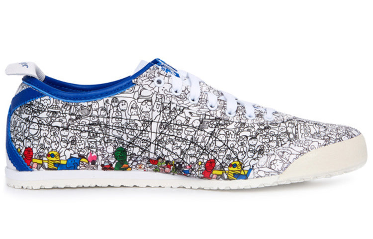 Onitsuka Tiger x Kanta&Kaede Mexico 66 Sneakers 'White Black Blue' 1183A472-100
