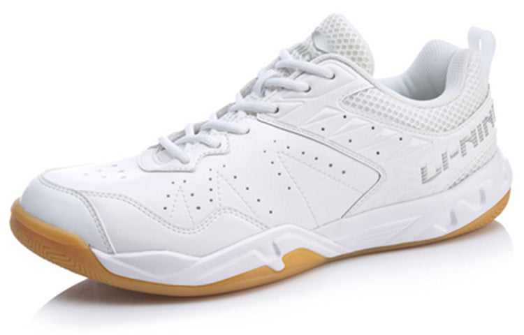 Li-Ning Badminton Training Shoes 'White Rubber' AYTP069-1