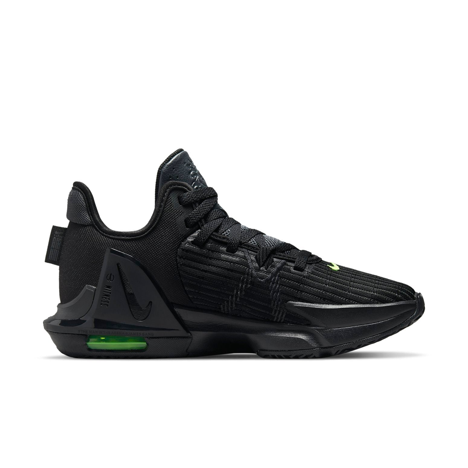 Nike LeBron Witness 6 'Black Anthracite Volt' CZ4052-004