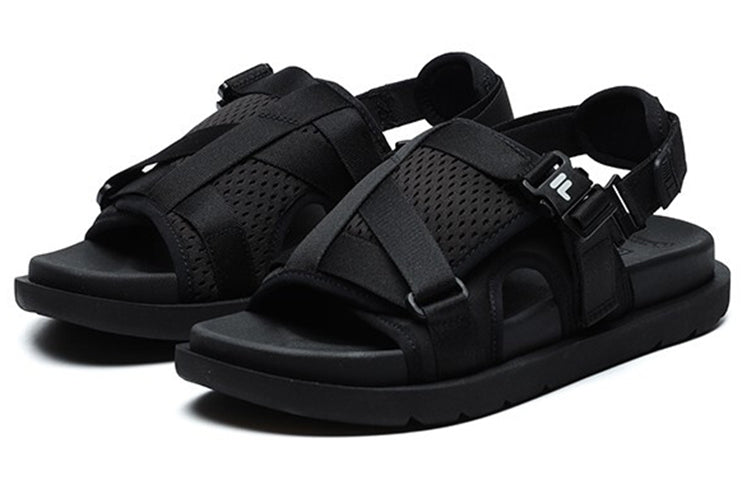 (WMNS) Fila Fusion Sandals 'Black' T12W125402FBK