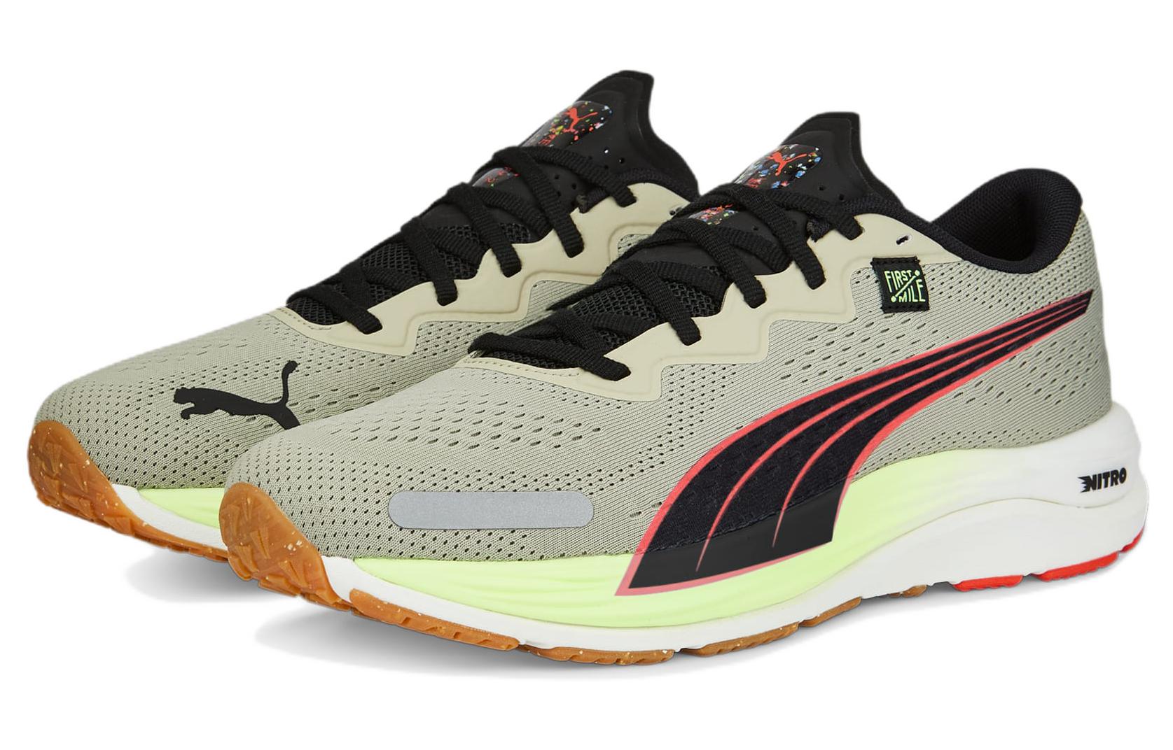 PUMA First Mile x Velocity Nitro 2 'Pebble Grey Firelight' 377291-01