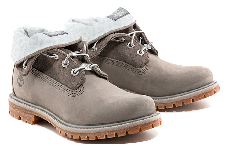 (WMNS) Timberland Roll Top Boots Basic 'Medium Grey with Light Grey' A44S3W