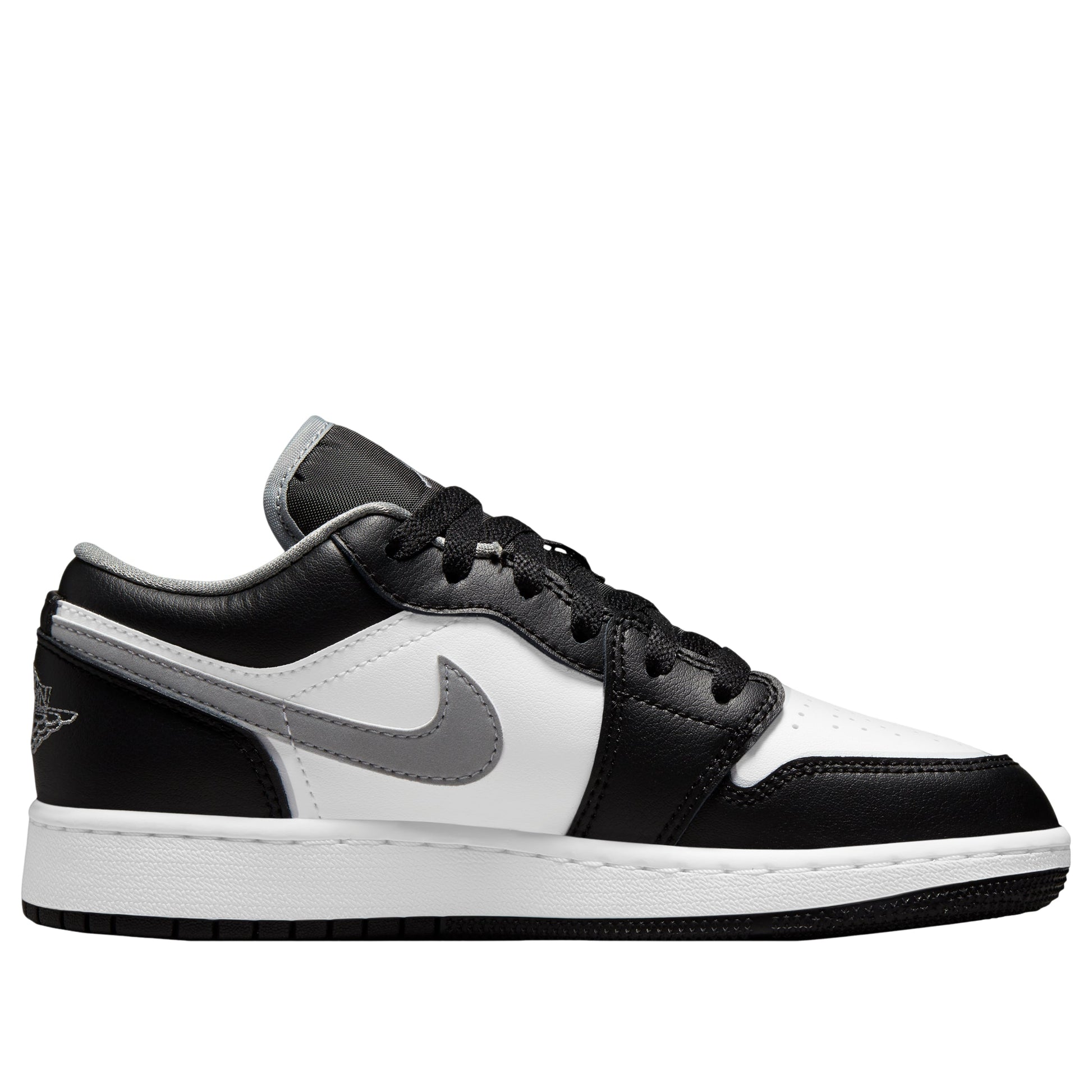 (GS) Air Jordan 1 Low 'Black Medium Grey' 553560-040