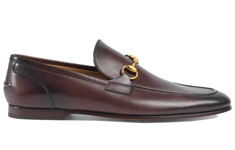 Gucci Jordaan Loafer 'Dark Brown Leather' 406994-BLM00-2024