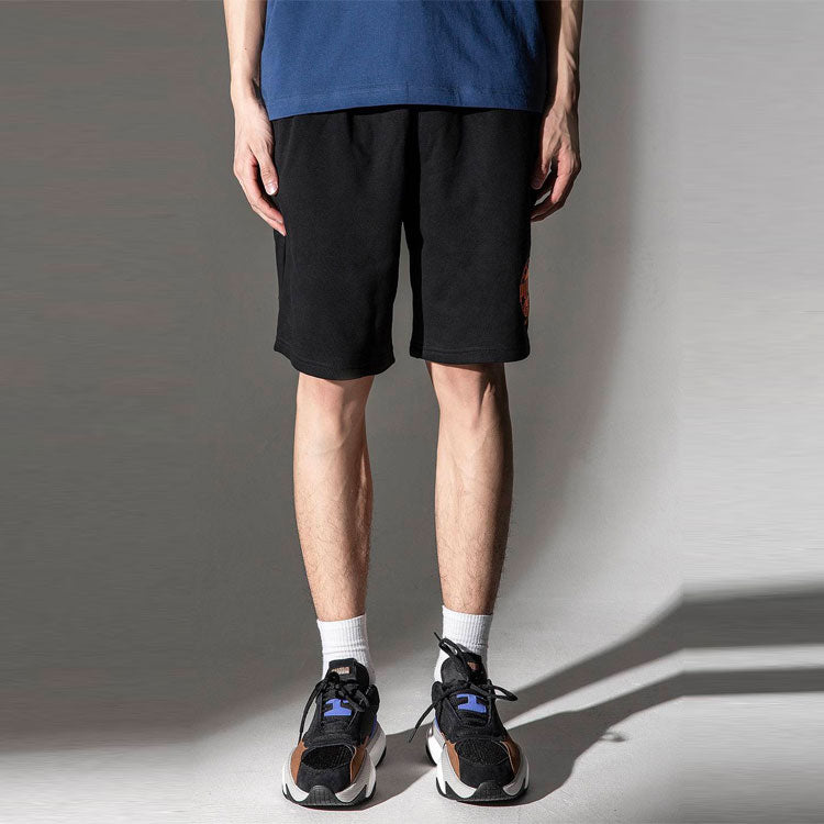 PUMA x The Hundreds Shorts Multiple Pockets Embroidered Logo Black 596751-01