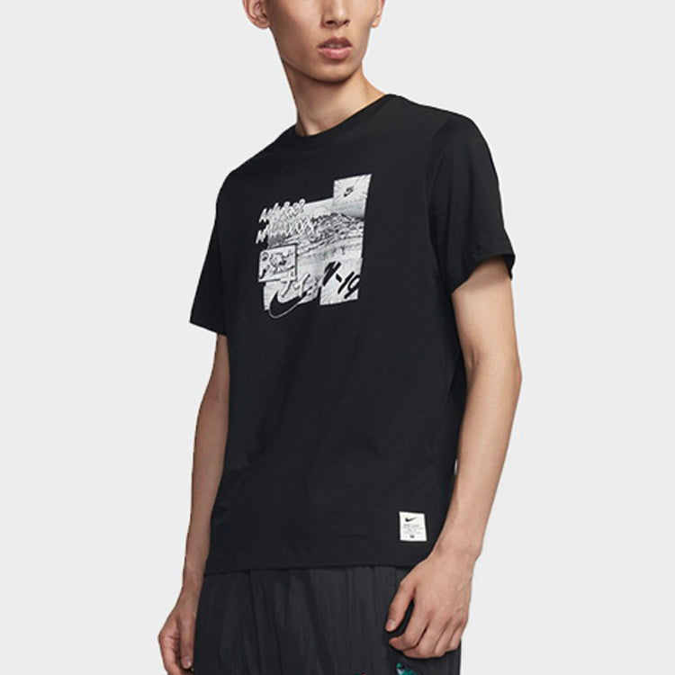 Nike Men's Sportswear Nike Air Max Comic Print Short Sleeve Men's Black BV7584-010