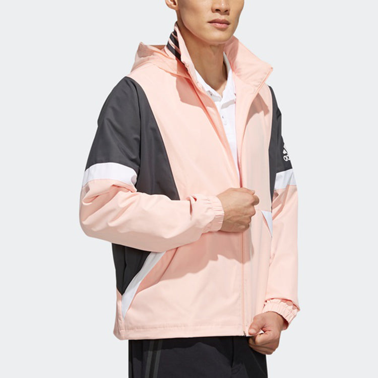 adidas Contrasting Colors Sports Jacket Pink FP7572