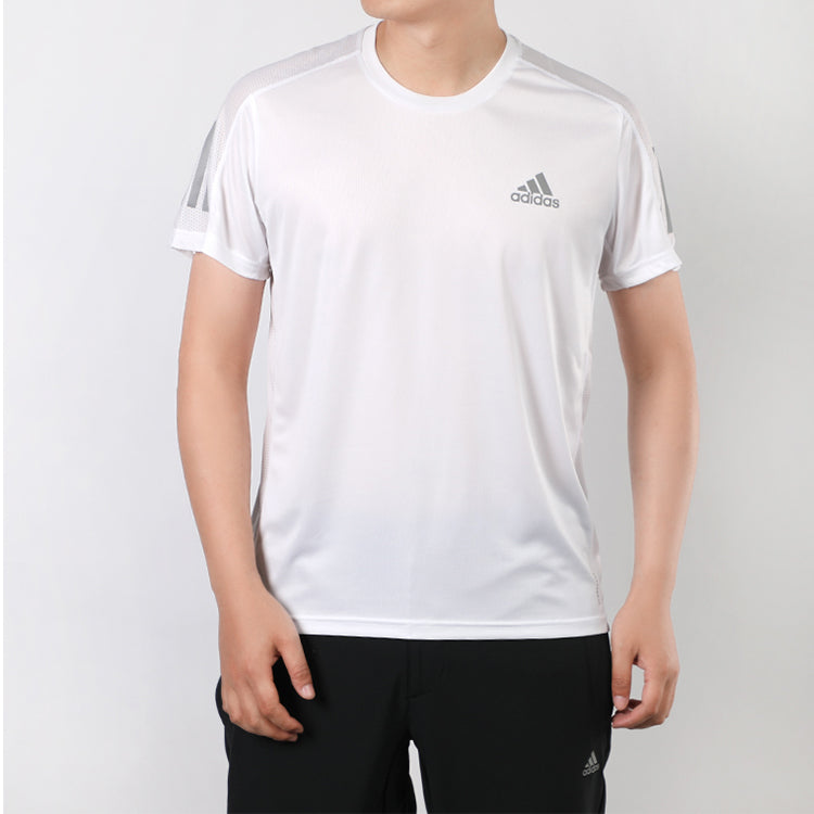 Men's adidas Running Sports Short Sleeve White T-Shirt GC7868