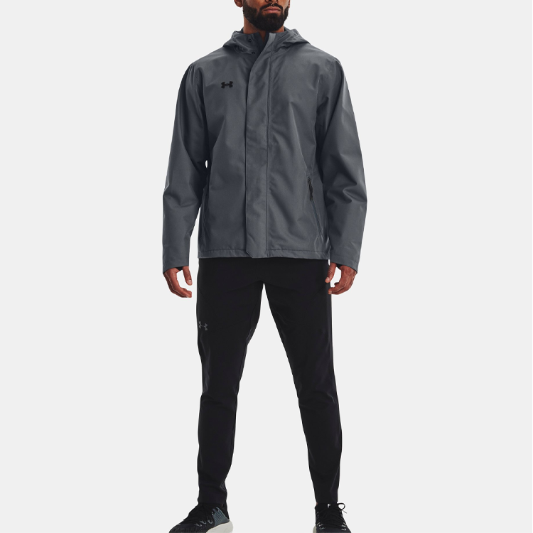 Under Armour Stormproof Lined Rain Jacket 'Dark Grey' 1369254-012