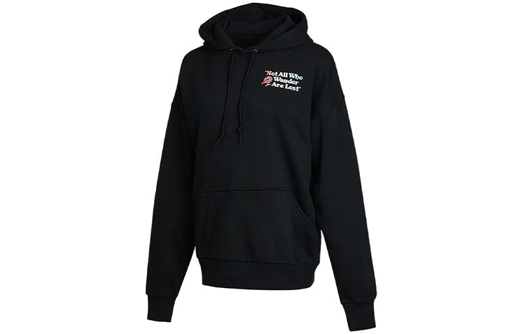 (WMNS) Converse Exploration Team Hoodie Asia Sizing 'Black' 10022259-A01
