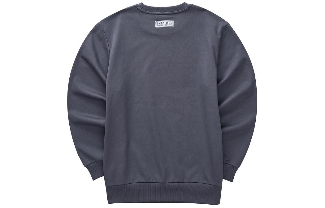 Skechers Diamond Series Letter Printed Casual Sweatshirt 'Grey White' L323U174-026R