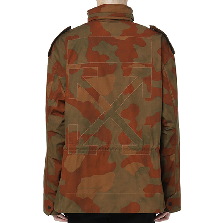 Off-White Camouflage Cotton Oversize Field Jacket 0MEL010S203620209900