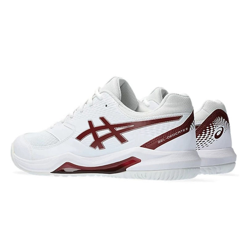 ASICS Gel-Dedicate 8 Tennis Shoes 'White Antique Red' 1041A408-100