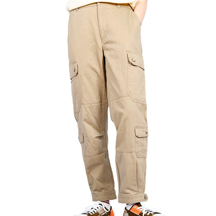 (WMNS) Converse Woven Cargo Utility Pants Asia Sizing 'Beige' 10019438-A01