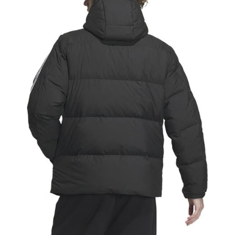 adidas Three Stripes Puffer Down Jackets 'Black' IT8732
