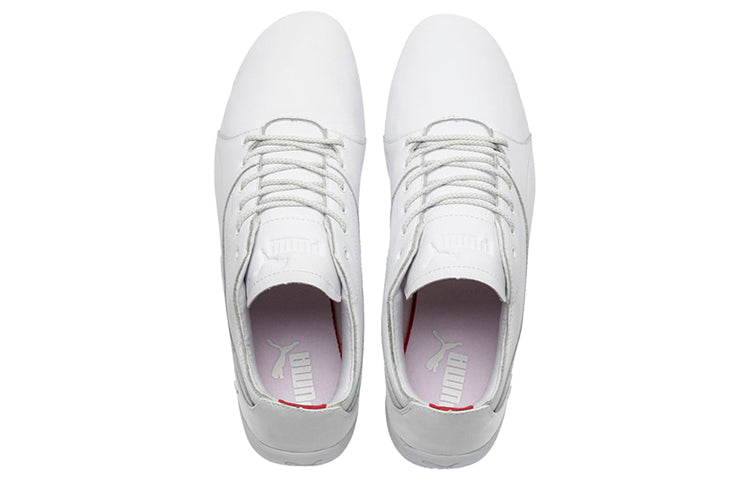 PUMA Ferrari Drift Cat 7 Lifestyle Low Top Running Shoes White/Grey 306096-02