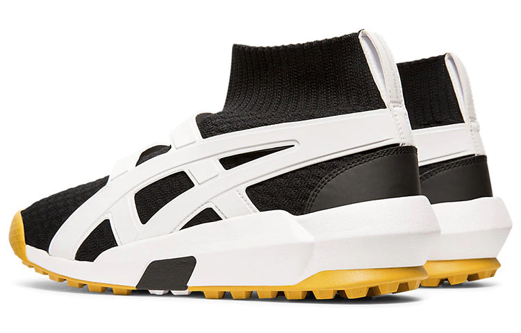 Onitsuka Tiger Knit Trainer Black White Yellow 1183A418-001