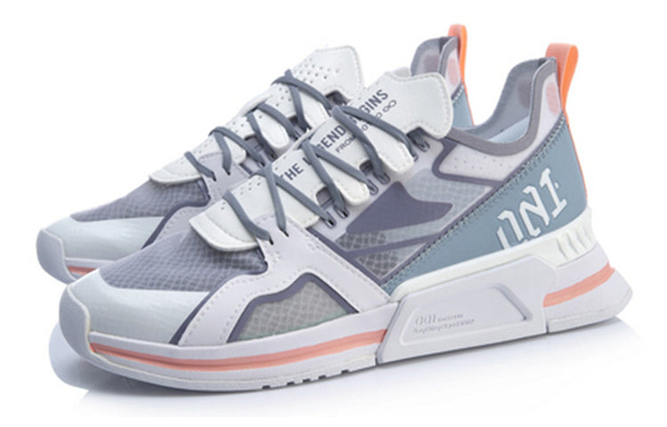 (WMNS) Li-Ning 001 T1000 Low 'White Grey' AGLP022-2