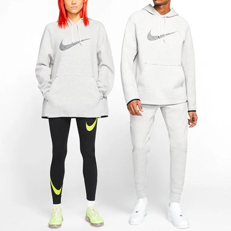 Nike logo Printing raglan sleeve Pullover Couple Style Gray CK2976-902
