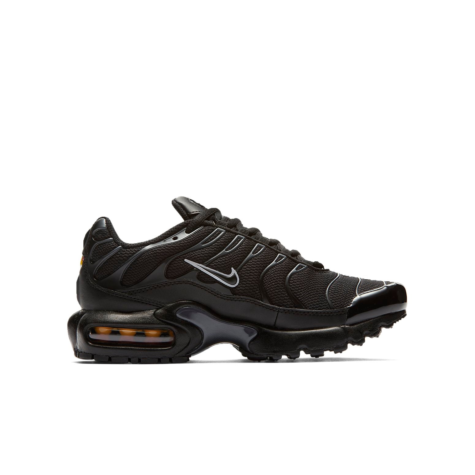 (GS) Nike Air Max Plus 'Black Pure Platinum' 655020-053