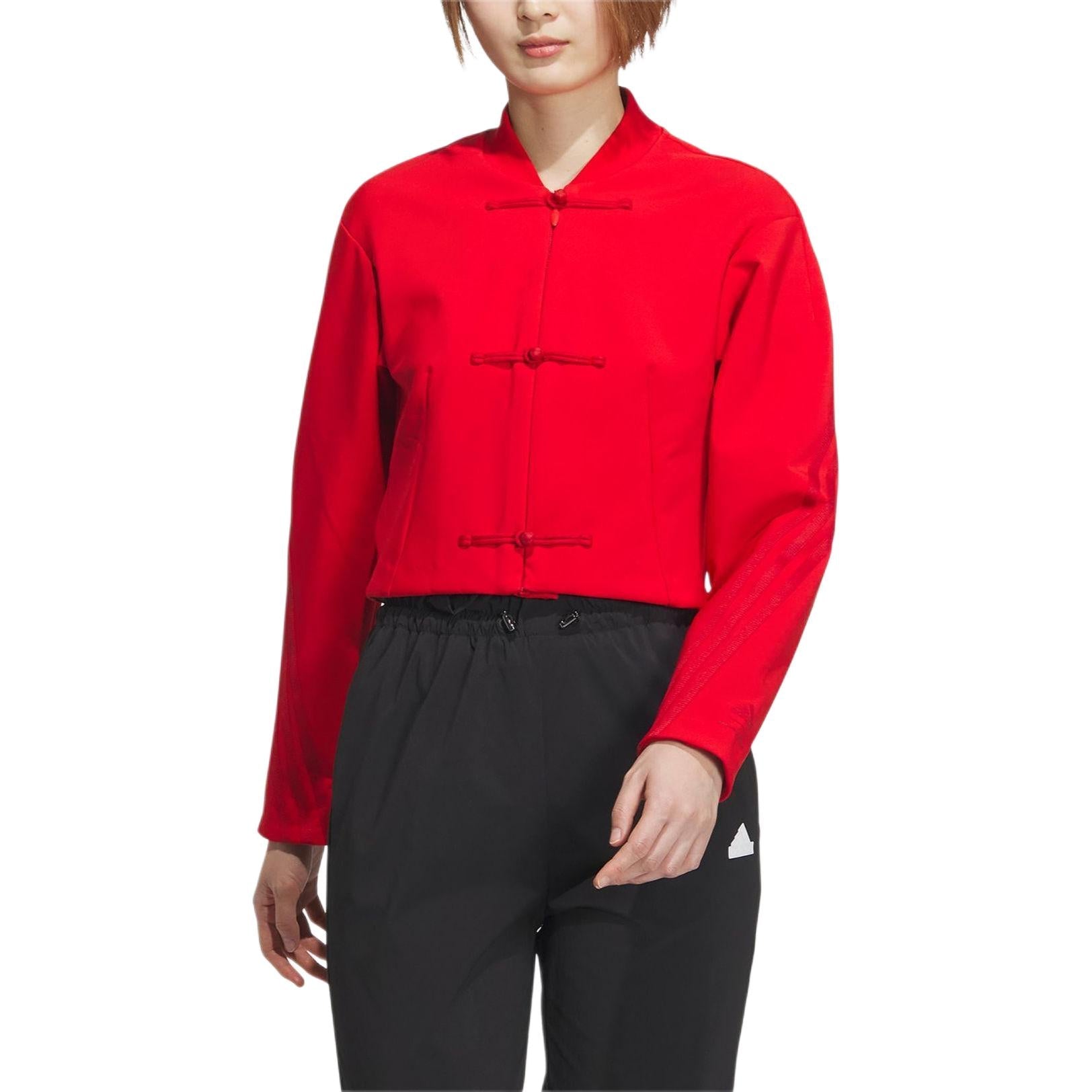 (WMNS) adidas x Samuel Gui Yang Jacket Asia Sizing 'Red' JF6664