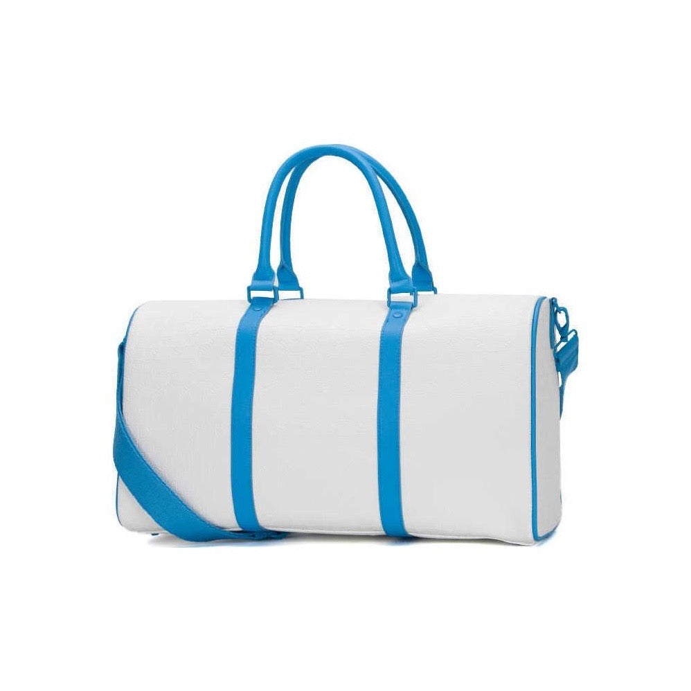 Nike x Air Jordan Monogram Duffle Bag 'White Blue' JD2443027AD-003